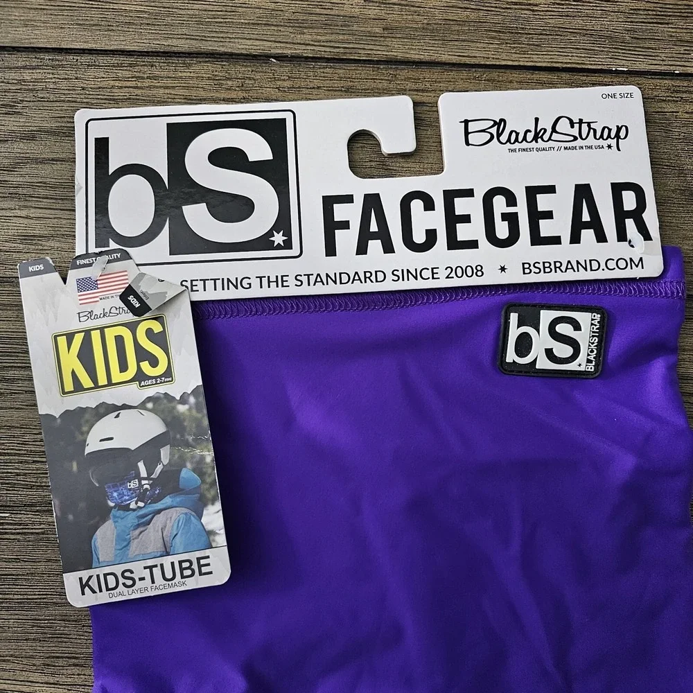Black Strap Facegear Kids Tube Deep Purple S-FG-K-KT-S-DEEPUR